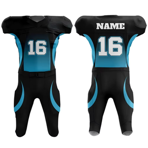 Uniforme de Fútbol Americano Personalizado de Alta Calidad, el Mejor Tejido de Poliéster, Uniforme de Fútbol Americano para Hombre y Unisex con OEM ODM - Product Image 1