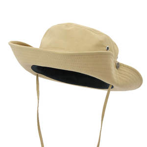Unisex <b>mens</b> Beige Bucket <b>Hat</b> With Adjustable Chin Strap Breathable Mesh Fabric <b>For</b> Beach Spring <b>Summer</b> Outdoor Use New Style fit - Product Image 2
