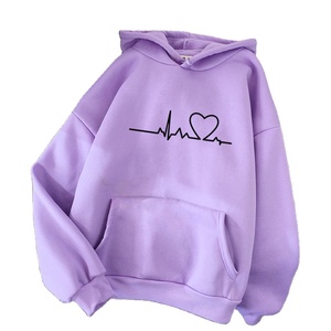 เสื้อฮู้ดผู้หญิงแบบใหม่สำหรับฤดูหนาว ผ้าฟลีซเนื้อนุ่ม แขนยาว สวมใส่สบาย ดีไซน์ล่าสุด สีสันหลากหลาย  สั่งซื้อขั้นต่ำน้อย เหมาะสำหรับใส่ลำลอง - Product Image 1