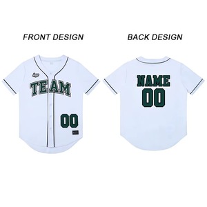 <b>Pullover</b> Baseball Jersey Custom Jersey Beisbol Maillot De Baseball Shirt Quick Dry Baseball Shirt Embroidered Logo Button Base - Product Image 2