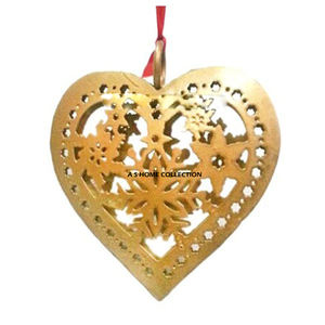 Ornement de Noël suspendu en acier inoxydable en forme de flocon de neige, boîte de décoration de Noël, cadeau de fête du Père Noël - Product Image 3