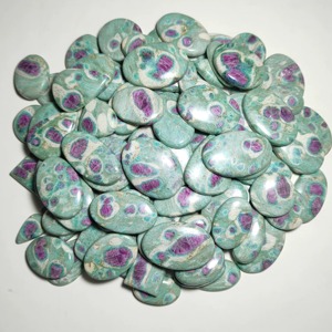 Magnifique Pierre Précieuse Fuchsite Rubis en Gros, Pierre Cabochon Fuchsite Rubis Naturelle de Haute Qualité, Pierre Fuchsite en Vrac Très Demandée - Product Image 3