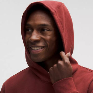 Sweat-shirt à capuche unisexe en polaire, couleur unie, coupe décontractée oversize, vêtement d'hiver, polyester/coton 400g, anti-plis, avec poches - Product Image 4