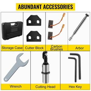 Cortadora Eléctrica de Chapa Metálica de 380W, Velocidad del Rotor de 1800 RPM, Capacidad de Corte de 0.07in/1.8mm, Incluye Cuchillas de Repuesto y Herramientas de Conformado - Product Image 5