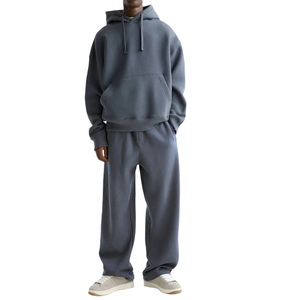 Conjunto Deportivo de 2 Piezas para Hombre Hypen Sports, Estilo Acid Wash Ecológico, Sudadera con Capucha y Pantalones Deportivos, Personalizable, Estilo Urbano - Product Image 3