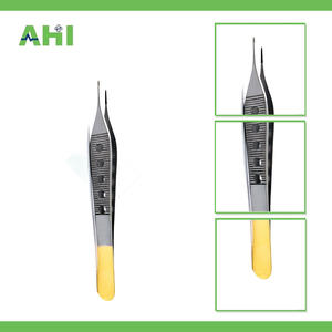 Pinzas Quirúrgicas Adson de Acero Inoxidable de Calidad Premium, Pinzas Manuales para Tejidos con Dientes Serrados, Certificación CE, Uso en UCI, Clase I - Product Image 3