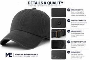 Cotton Denim Baseball Cap Men <b>Women</b> Casual <b>Sun</b> Classic Adjustable Plain Outdoor Activities Custom Embroidery 3D Logo Curved Brim - Product Image 3
