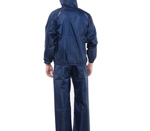 Coupe-vent de sport léger et imperméable en nylon imprimé à manches longues pour homme, avec capuche, respirant, séchage rapide, réversible 2-en-1 - Product Image 2