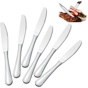 Juego de 24 Cuchillos de Cena Afilados con Mango de Diseño Elegante, Acero Inoxidable de Grado Alimenticio, Incluye Cuchillo para Mantequilla - Product Image 1