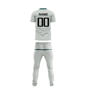 Unisex Short Sleeve Breathable Printed Cricket Uniform for Adults Sports Top & Trouser Set - Product Image 6