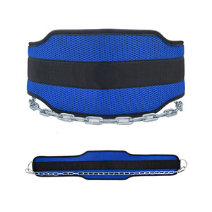 Nayab Industries High Strength Neoprene Dip <b>Belt</b> <b>Chain</b> Breathable Adjustable Unisex for Gym Workout Pull Dips Fitness - Product Image 1