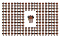 Tasse à expresso en acier inoxydable à double paroi, incassable, réutilisable, mug à café portable, gobelet à thé, capacité 15 ml, style classique pour