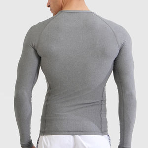 Camisetas Deportivas de Compresión de Manga Larga para Hombre, para Fisicoculturismo, Gimnasio, Ejercicio, Ajuste Regular, Secado Rápido, Transpirables - Product Image 2
