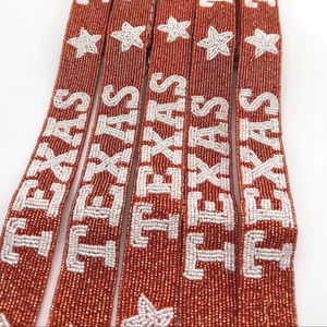 สายสะพายกระเป๋าแบบปรับได้ทำมือประดับลูกปัดตกแต่งพร้อมลูกปัดและสีทอง - Product Image 1