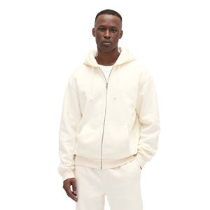 Sudadera con capucha de forro polar para hombre, 100% algodón, ligera, informal, para invierno - Product Image 1