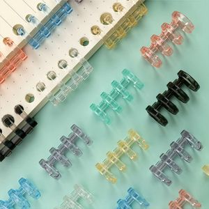 Anelli di Rilegatura a Scatto per Quaderni A4 A5 A6, Anelli in Plastica per Fogli Staccabili, Forniture per Ufficio - Product Image 5