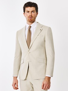 Costume formel 2 pièces haut de gamme en laine pour homme, veste et pantalon, grande taille pour adultes - Product Image 4