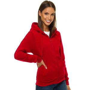 OEM Wholesale Best Selling Women <b>Zipper</b> Hoodies Full Sleeve Eco-Friendly Breathable Cotton Fleece Women Sports Zip Hoodie - Product Image 5