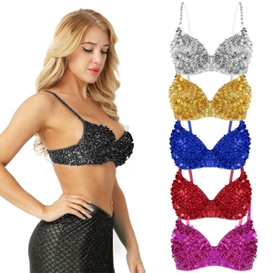 Women Fashion Bra Tops For Raves Dances Club <b>Wear</b> Belly Dancing Costumes Concerts <b>Wear</b> Music Festivals Parties Dance Competition - Product Image 1