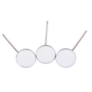 Miroir buccal dentaire de haute qualité avec poignée moletée, résistant à la rouille, autoclavable, instrument de clinique dentaire - Product Image 2