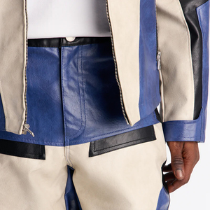 Nouveaux pantalons en cuir décontractés pour hommes, automne-hiver, haute qualité, vente en gros, mode, imperméables et écologiques, respirants - Product Image 5