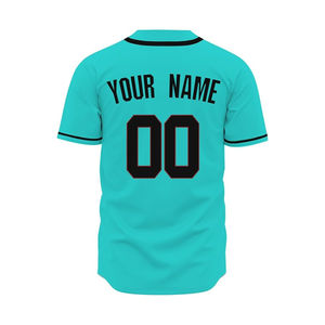 Uniforme de Béisbol Blanco Sublimado Personalizado, Transpirable, Anti-UV, Antibacteriano, de Secado Rápido, Talla Grande, Manga Corta - Product Image 3