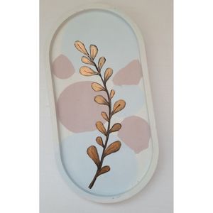 Bandejas Decorativas de Resina Premium Ovaladas y Redondas para una Decoración del Hogar Refinada - Product Image 1