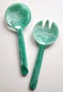 Resin Serving Spoon Decorative Design Food Grade Serving Utensil for Everyday Kitchen Dining and <b>Buffet</b> Events - Product Image 2