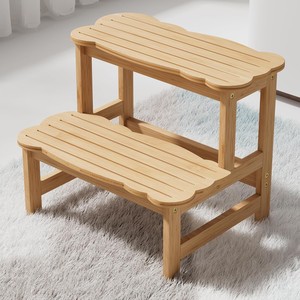 Natural Handwoven <b>Bamboo</b> Step <b>Stool</b> - Wholesale B2B Pricing - Product Image 2