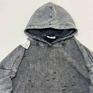 Sudadera con Capucha de Corte Regular para Hombre, Otoño, Transpirable, de Algodón y Felpa, con Estampado a Cuadros, Precio Bajo, Calidad Térmica - Product Image 4