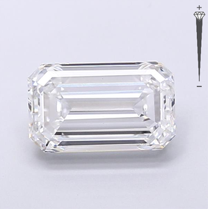 Diamante Cultivado en Laboratorio con Certificación IGI, Corte Esmeralda de 3.03 CT, Color E, Claridad VVS2, CVD LG 743520854, ROYAL GEMS para Joyería - Product Image 1