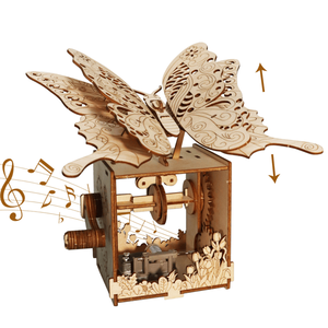 Carosello Musicale 3D in Legno: Kit Modello Fai-da-te per Regali di Natale, Compleanni e Festività - Cavallo da Carosello - Product Image 1