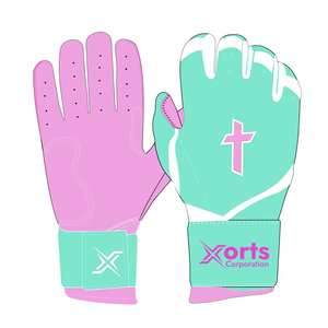 Guantes de Bateo de Alta Calidad Personalizados Estilo Bruce Bolt con Puño Largo, Tejido de Spandex/Poliéster, para Mano Derecha/Izquierda, Entrenamiento de Béisbol, Talla XL - Product Image 2