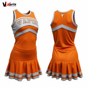 Uniforme de Animadoras para Mujer 2026 de Alta Calidad, Transpirable, de Algodón, Spandex y Poliéster, para Partidos, con Logotipo Personalizado, Económico - Product Image 6