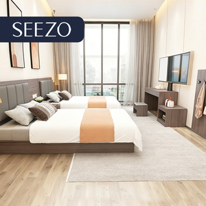 Fournisseur de mobilier hôtelier OEM, ensemble de meubles de chambre d'hôtel de luxe 3, 4, 5 étoiles, ensemble de chambre double pour appartement, chambre d'hôtel avec <span class=keywords><strong>matelas</strong></span> - Product Image 3