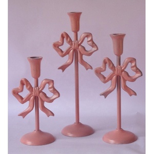 Large Metal <b>Candlestick</b> <b>Holder</b> Candle <b>Holder</b> Horse Stirrup Cast Aluminium Hand Polished Candle Stand Set of of 2 Pcs - Product Image 5