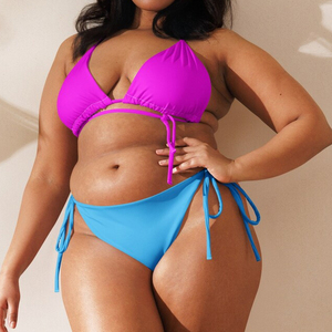 Custom 2026 Sexy <b>Bikini</b> Swimwear Print Women Beachwear With Shirt Two Piece Suits New Push up Color Block <b>Bikinis</b> Set - Product Image 6