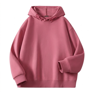 Unisex Pullover Hoodies 100% Cotton Custom Printing or Embroidery Logo Solid Casual Wear Hooded Blank Plain Pullover Hoodies - Product Image 4