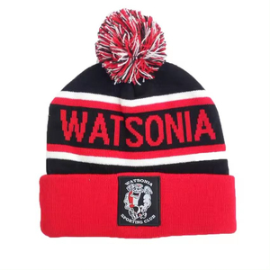 Custom Pom Pom Beanie Hat 100% Acrylic Jacquard Knitted <b>Winter</b> <b>Cap</b> Embroidery Logo Fur Ball Unisex Outdoor Sports Wholesale - Product Image 4