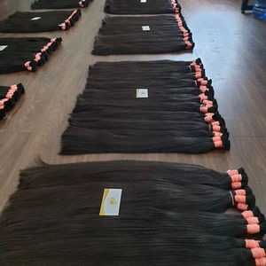 Extensiones de Cabello Humano Virgen Vietnamita al por Mayor, Puntas Completas, Mayor Longitud, con Procesamiento Químico de Decoloración, al Mejor Precio - Product Image 1