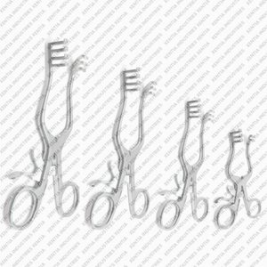 Rétracteurs Weitlaner à pointes émoussées, instrument chirurgical auto-serrant en acier inoxydable, rétracteur tissulaire pour usage vétérinaire et orthopédique - Product Image 5