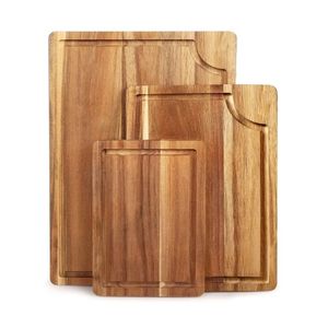 BEST SELLER Planche à découper en bambou pur, idéale pour le petit-déjeuner, la préparation des aliments et comme élégante assiette de service pour les apéritifs et les banquets - Product Image 3