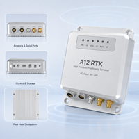 Récepteur GPS RTK GNSS A12 4G Haute Précision Multi-Fréquence Triple Constellation Terminal de Positionnement Double Antenne Tracker IP67