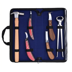 Kit de Herramientas de Herrador: Cortador de Herraduras, Martillo para Clavos y Abscesos, Cuchillo de Herradura Curvo, Cuchillo de Herradura Grande con Anillo y Combo de Recogida - Product Image 1