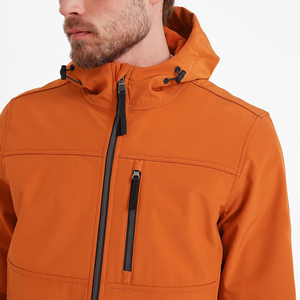 Chaqueta Cortavientos Impermeable para Hombre, Transpirable, Cómoda, con Forro Polar, Chaqueta Softshell para Exteriores - Product Image 5