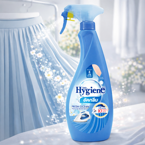 Solución para el cuidado de la ropa, almidón en aerosol perfumado Hygiene Speed, aroma a océano fresco, 550 ml - Product Image 1