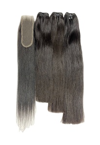 Extensiones de cabello rizado birmano de cabello crudo vietnamita sin enredos sin derramamiento de cabello crudo 100% - Product Image 3
