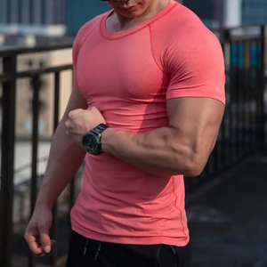 T-shirts de musculation surdimensionnés pour hommes avec logo personnalisé, pour entraînement en salle de sport et musculation - Product Image 1