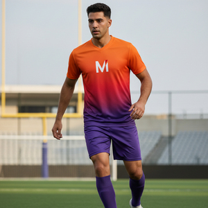 Dynamic Soccer Jersey Sublimated Print Football Kit Full Sleeve Options Team Wear Customizable Soccer Uniform Sets - Product Image 6