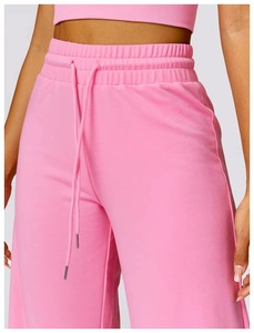 Conjunto deportivo de yoga para mujer, 2 piezas, sujetador deportivo y leggings, tela elástica cómoda y transpirable de licra/poliéster, elástica en cuatro direcciones - Product Image 4